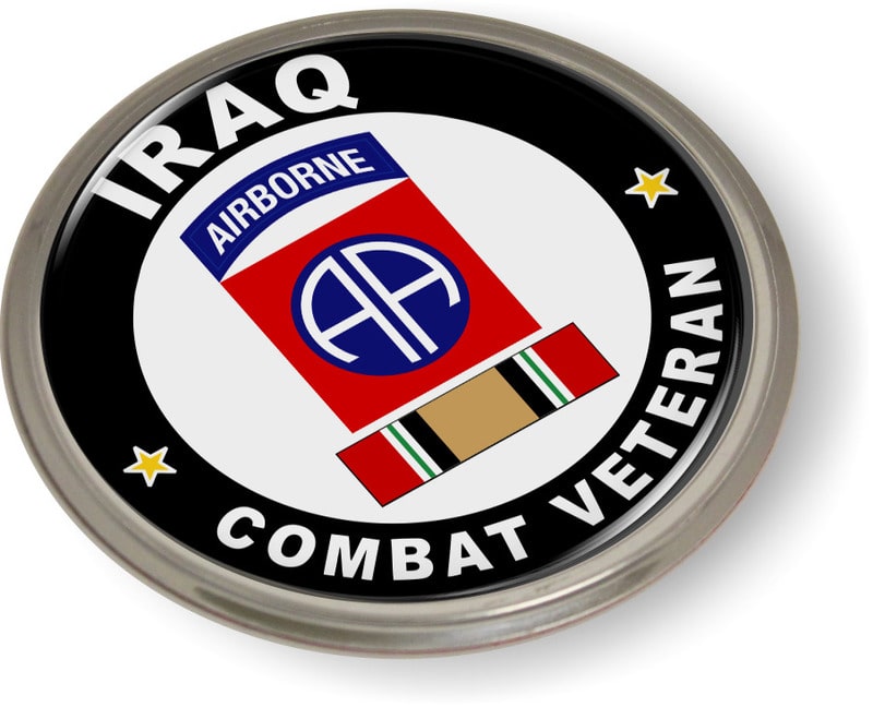 82nd Airborne Division Afghanistan Combat Veteran Emblem